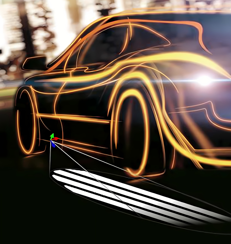 Exterior Projected Lighting