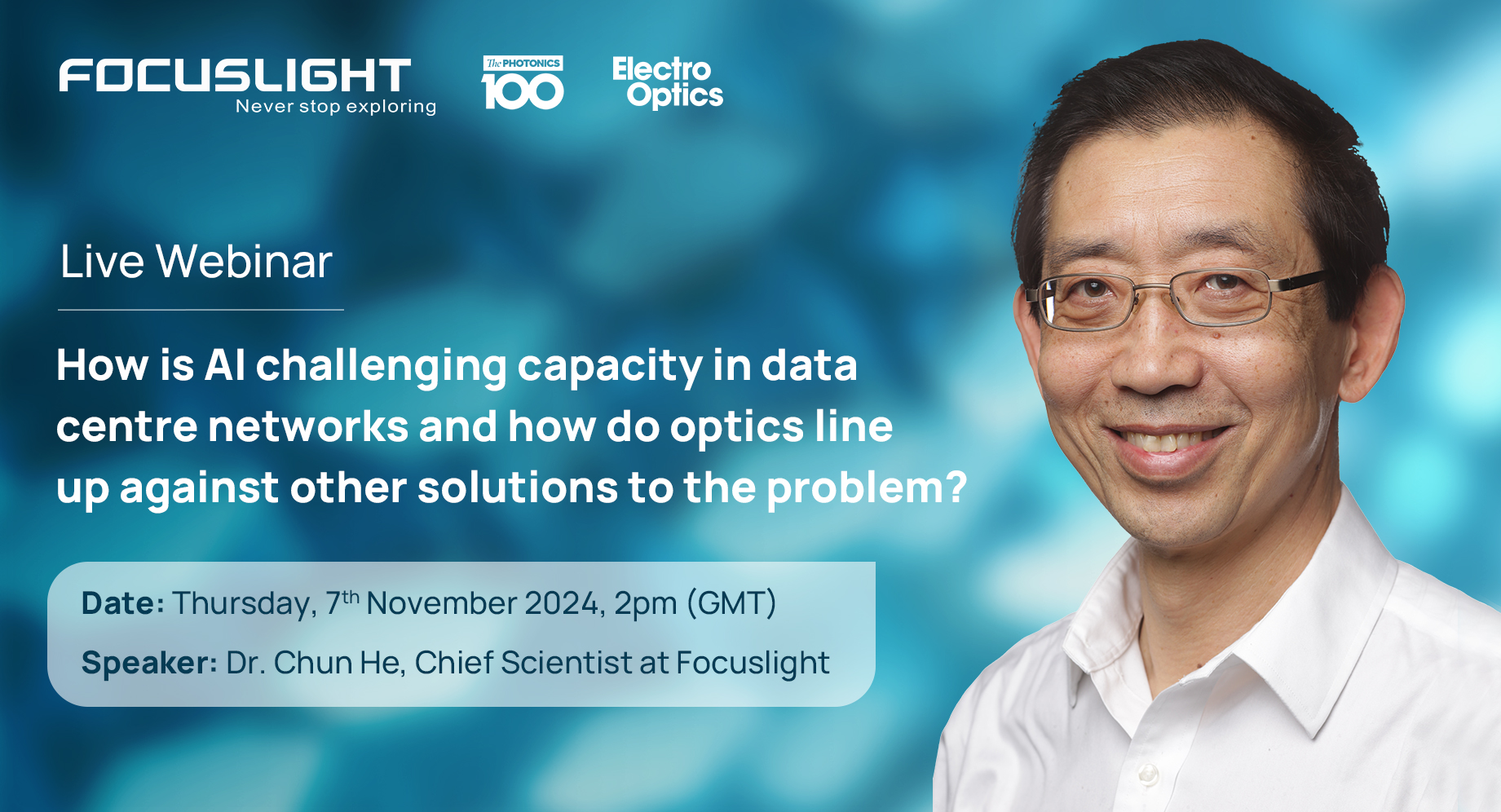 Webinar | How is AI challenging capacity in data centre networks and how do optics line up against other solutions to the problem?