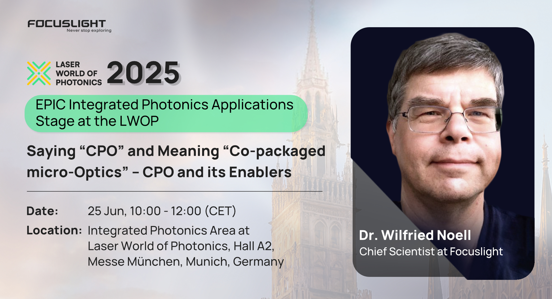 Presentation:  Saying “CPO” and Meaning “Co-packaged micro-Optics” – CPO and its Enablers