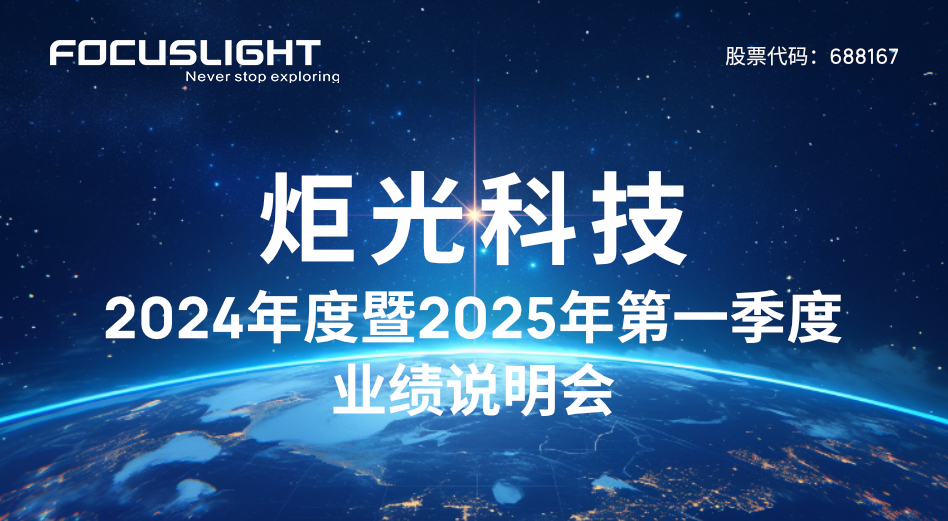 炬光科技2024年度暨2025年第一季度业绩说明会【音频】