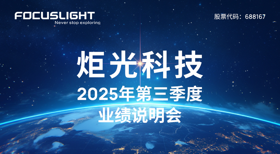 炬光科技2025年第三季度业绩说明会【音频】