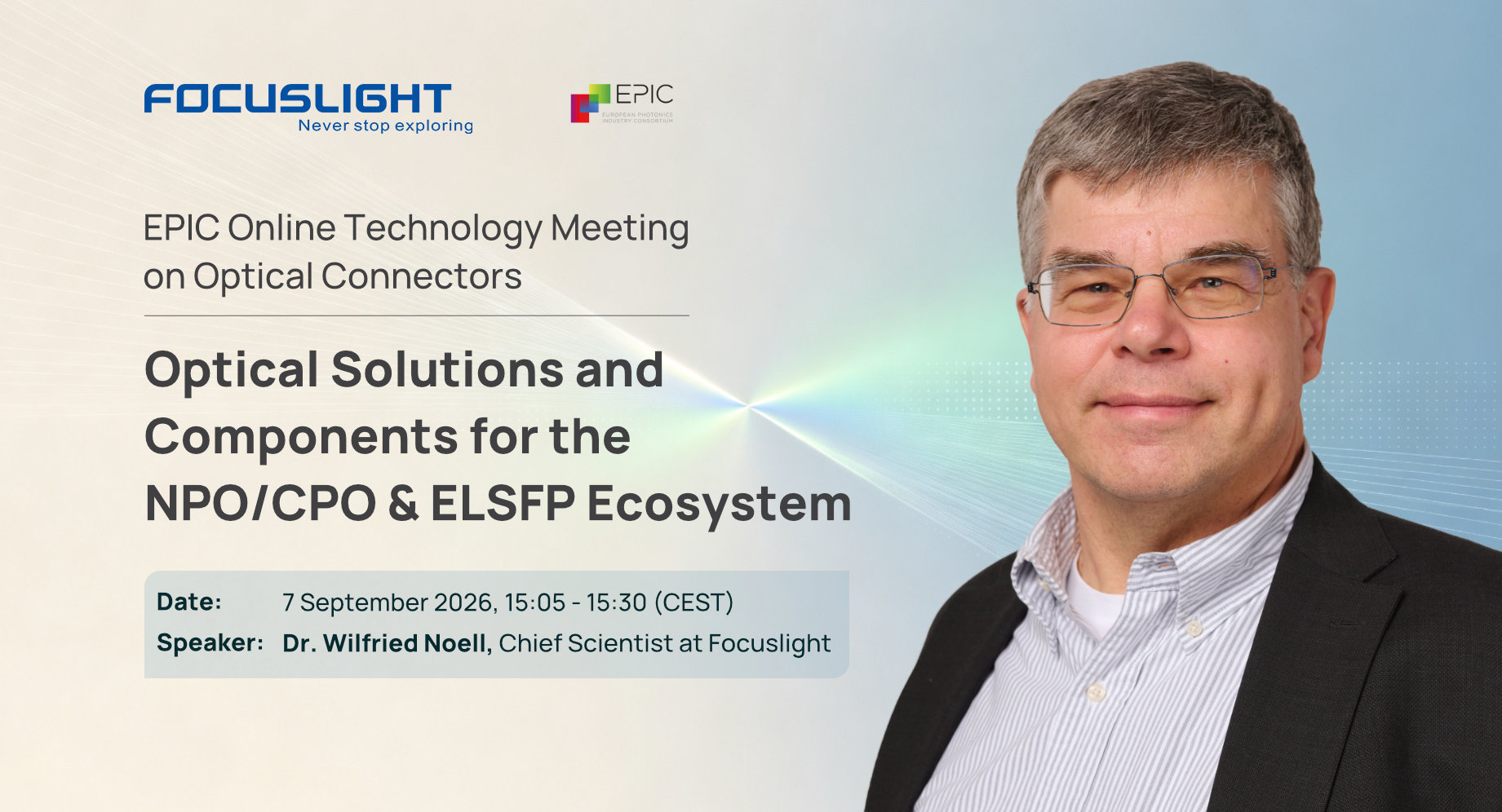 Presentation | Optical Solutions and Components for the NPO/CPO & ELSFP Ecosystem